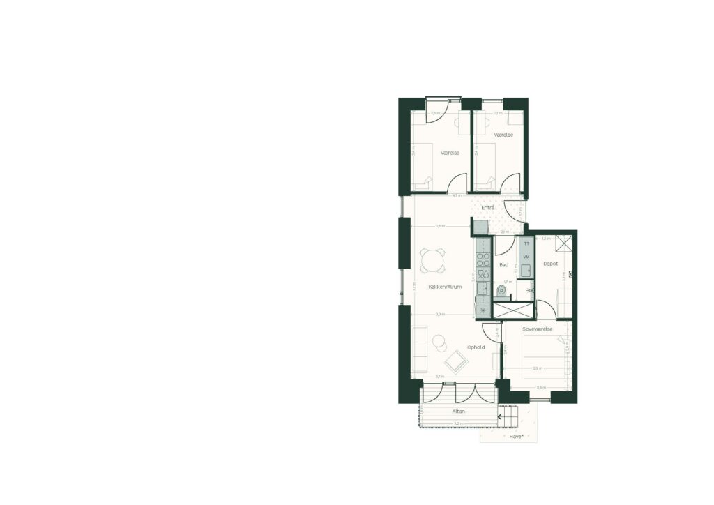 Cikoriegade 9, st., th.