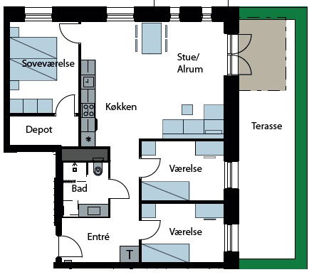 Skovledet 113H, st. 4