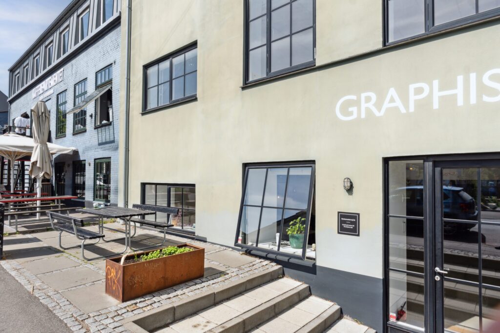 Stemningsbillede fra Nordvest med byliv, caféer, kreative erhverv og karakteristisk bymiljø.
