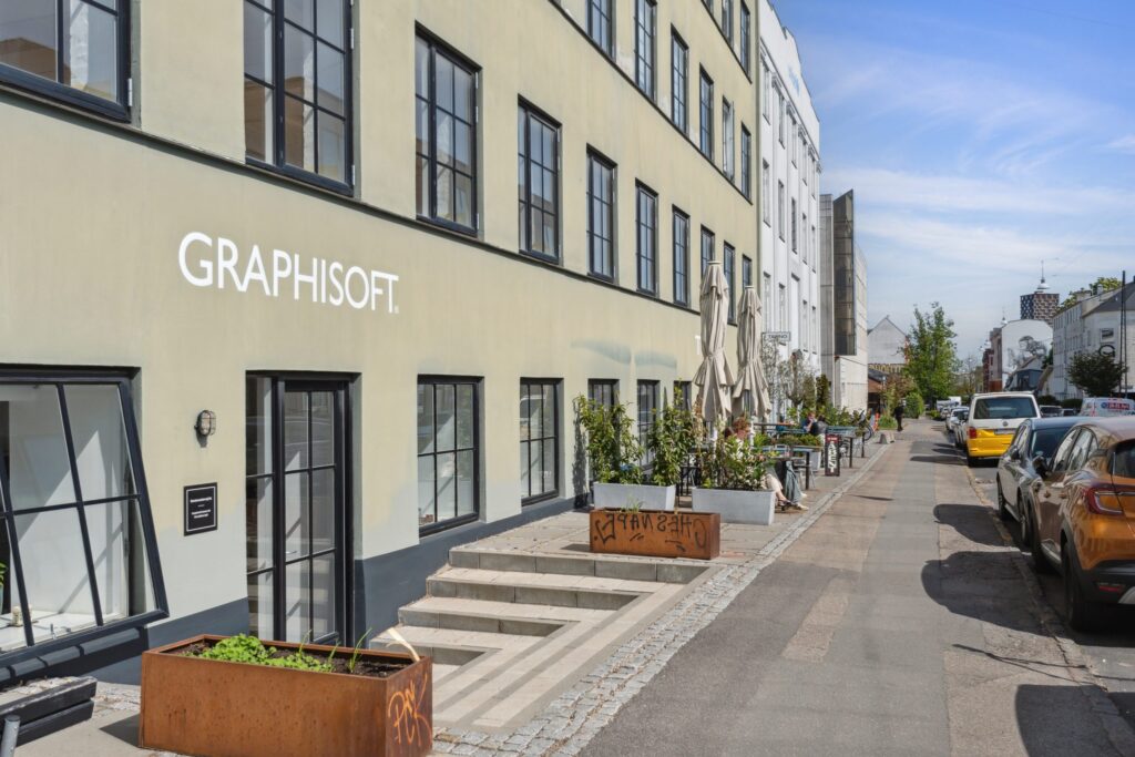 Stemningsbillede fra Nordvest med byliv, caféer, kreative erhverv og karakteristisk bymiljø.