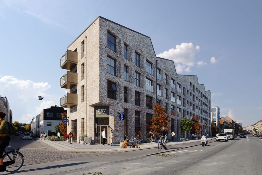 FBV NORDVEST på Frederiksborgvej med erhvervslokaler, café og dagligvarebutik i hjertet af Nordvest.